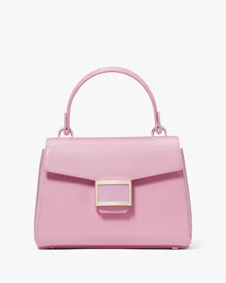 Katy Shiny Small Top-Handle Bag