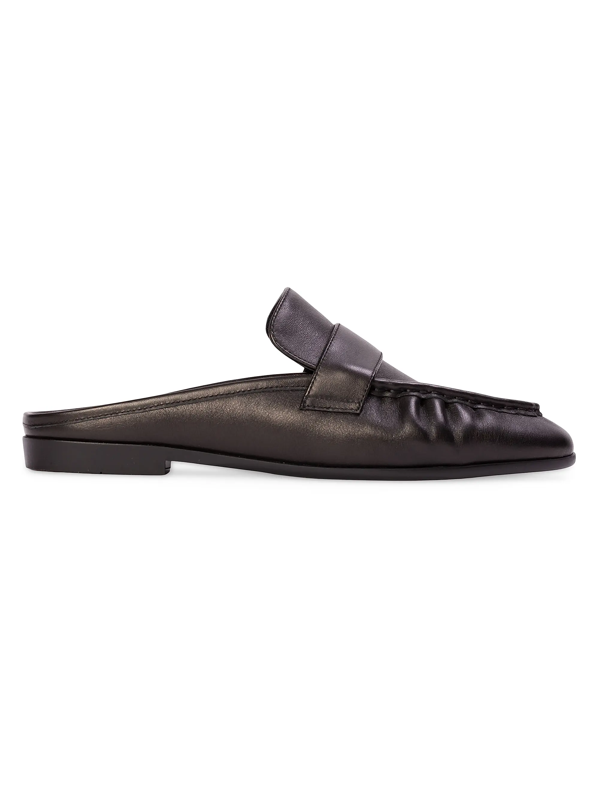 Gabby Backless Leather Loafers