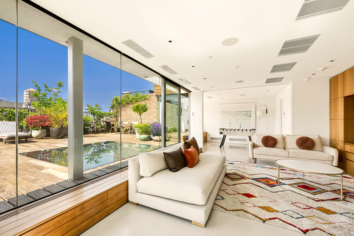 Seating area in home