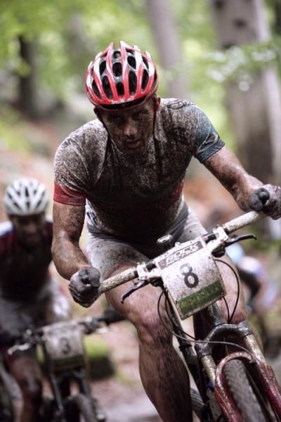 Pavel Boudny on his way to winning the Czech cross country championships.