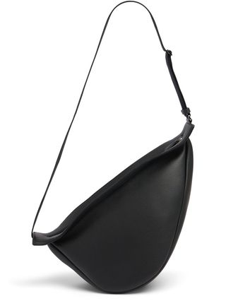 Large Slouchy Banana Grain Leather Bag - the Row - Women | Luisaviaroma