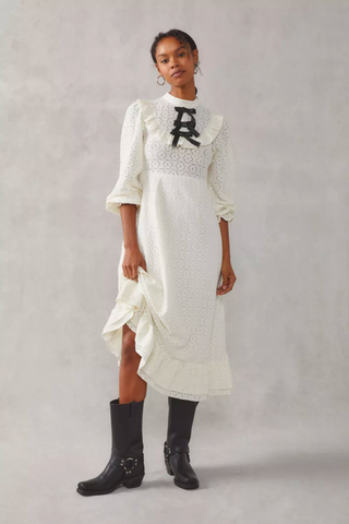 70s Fashion Trends 2023.| Sister Jane Neptune Lace Midi Dress