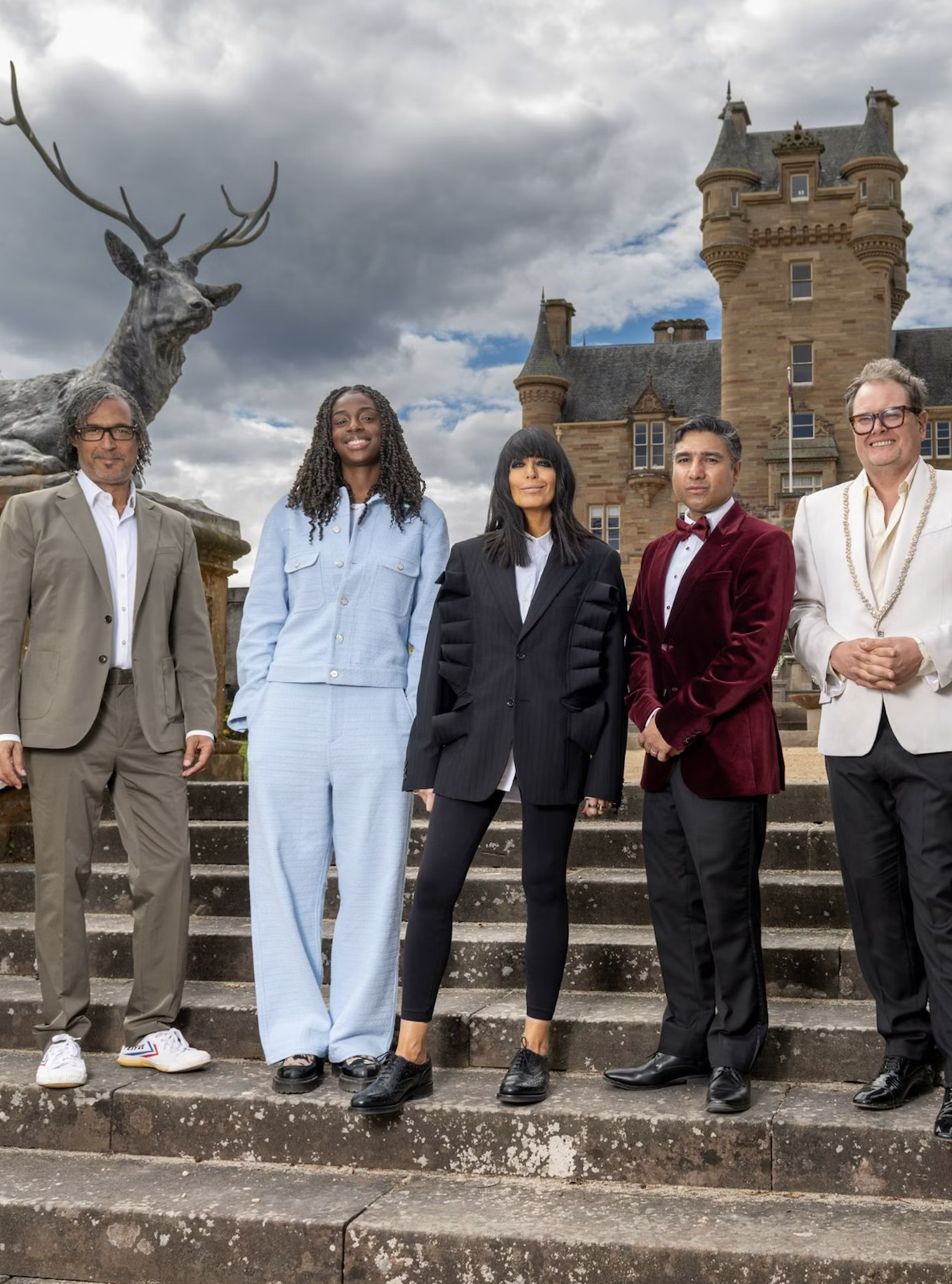 Claudia Winkleman and the Traitors cast