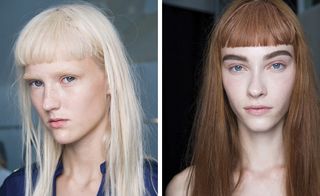 Equally as jarring were the girls' short and messy fringes that matched the casual attitude of Johnny Johansson's show