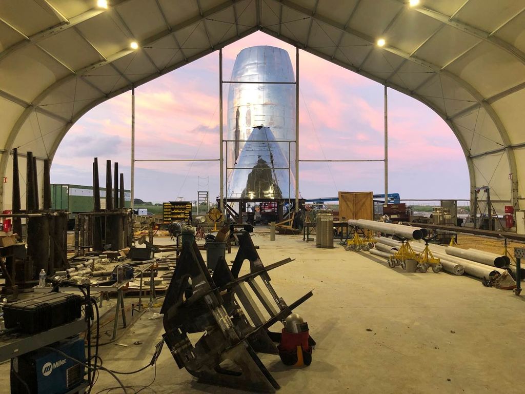 SpaceX's Next Starship Prototype Taking Shape (Photos)
