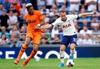 Christian Eriksen failed to make an impact as a substitute