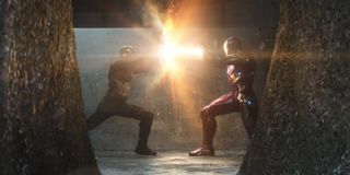 captain america civil war iron man fight