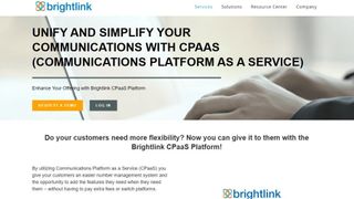 Brightlink's homepage