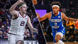 (L to R) Drew Timme and Corey Allen will face off in Gonzaga vs Georgia State