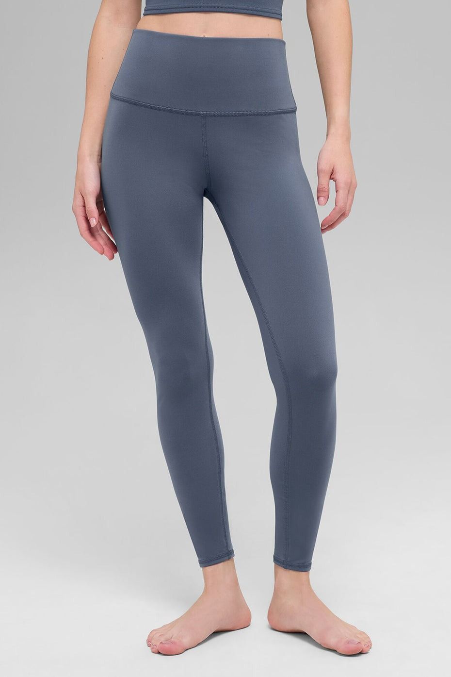 Alo, 7/8 High-Waist Airbrush Leggings in Bluestone