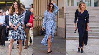 how to wear a wrap dress for work