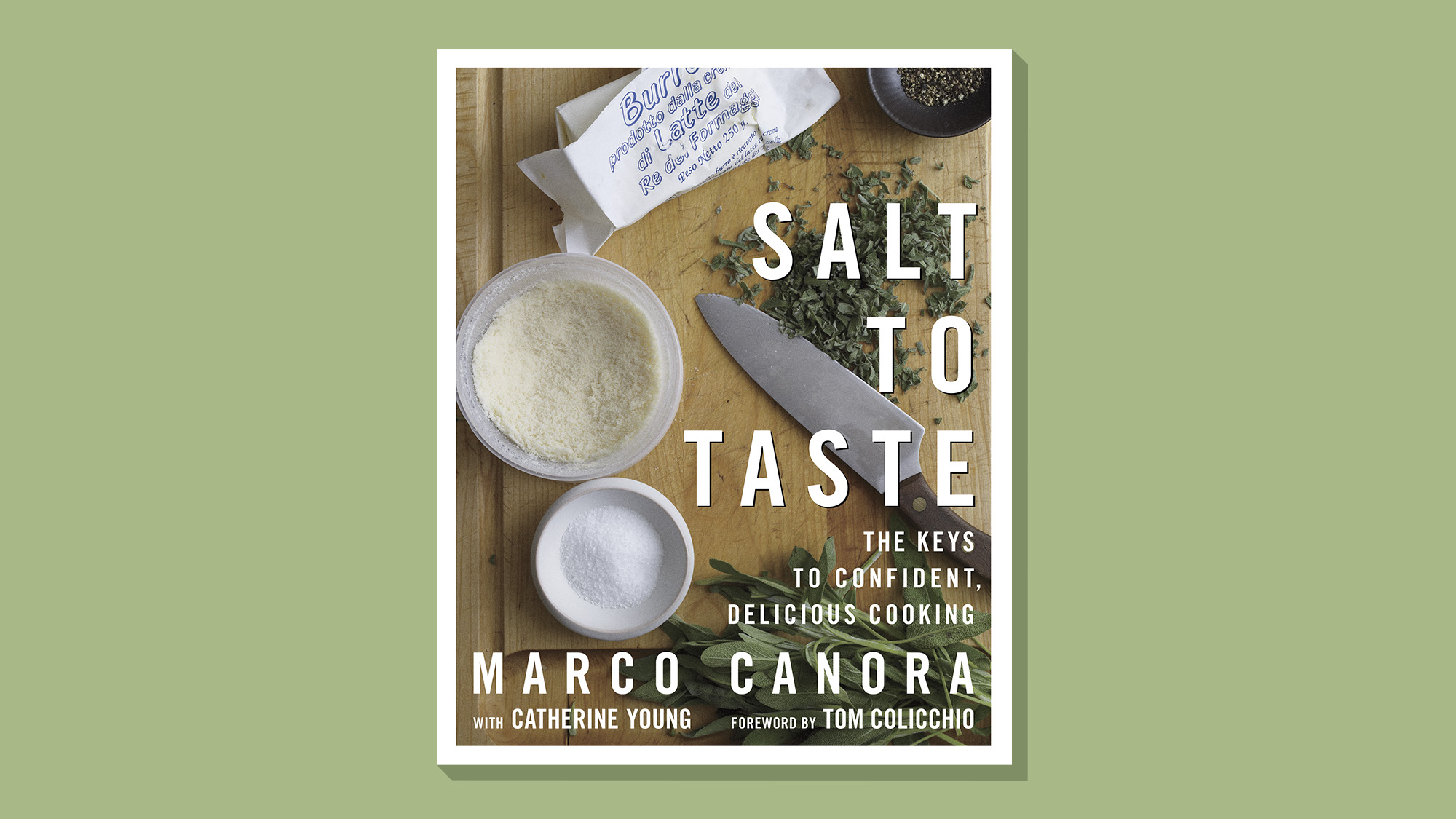 Book cover of 'Salt to Taste' by Marco Canora and Cathy Young