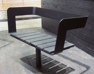 'Spin' outdoor bench by Lars Vejen/SHL Design for Hags