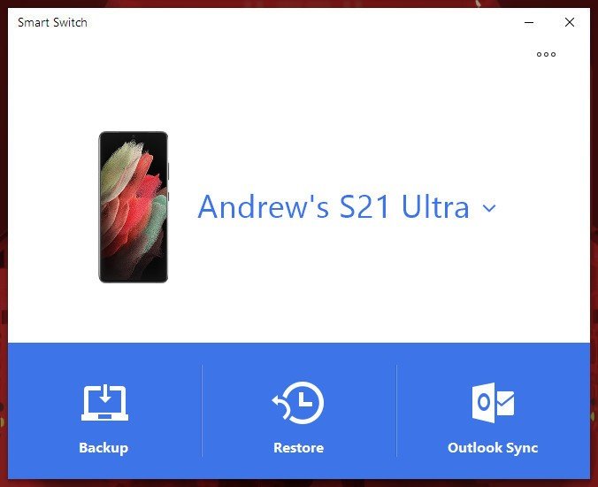 How To Back Up Samsung Smart Switch Windows Step 1