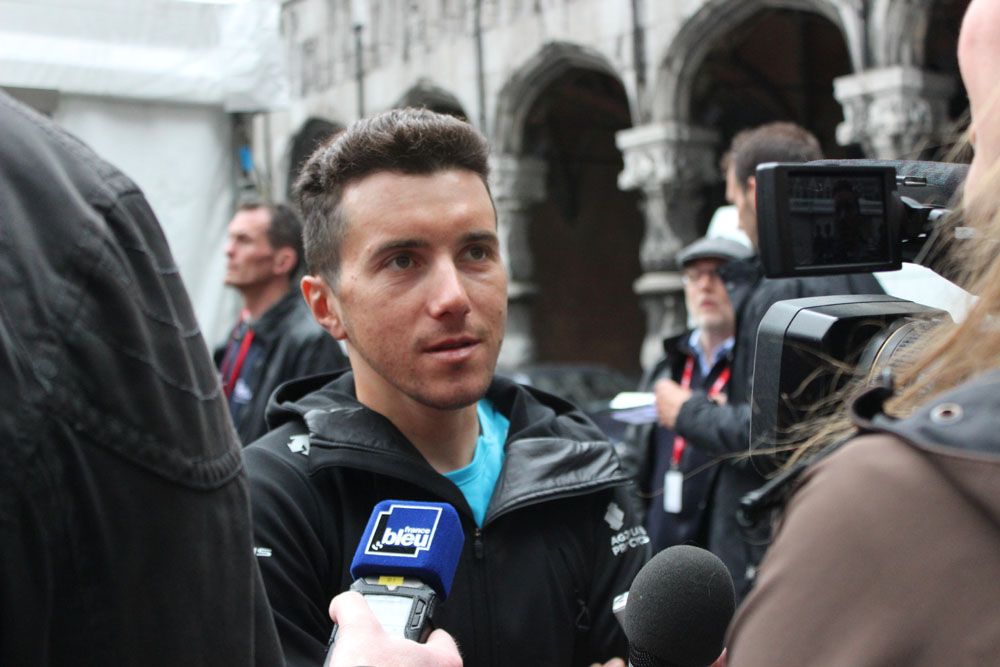 Domenico Pozzovivo was in demand at the presentation