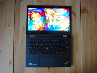 The Lenovo ThinkPad X1 Yoga.