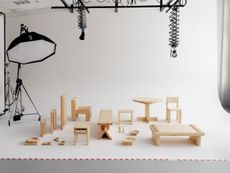 Wooden furniture pieces by Finnish design brand Vaarnii, among Rosa Bertoli's best furniture of 2021