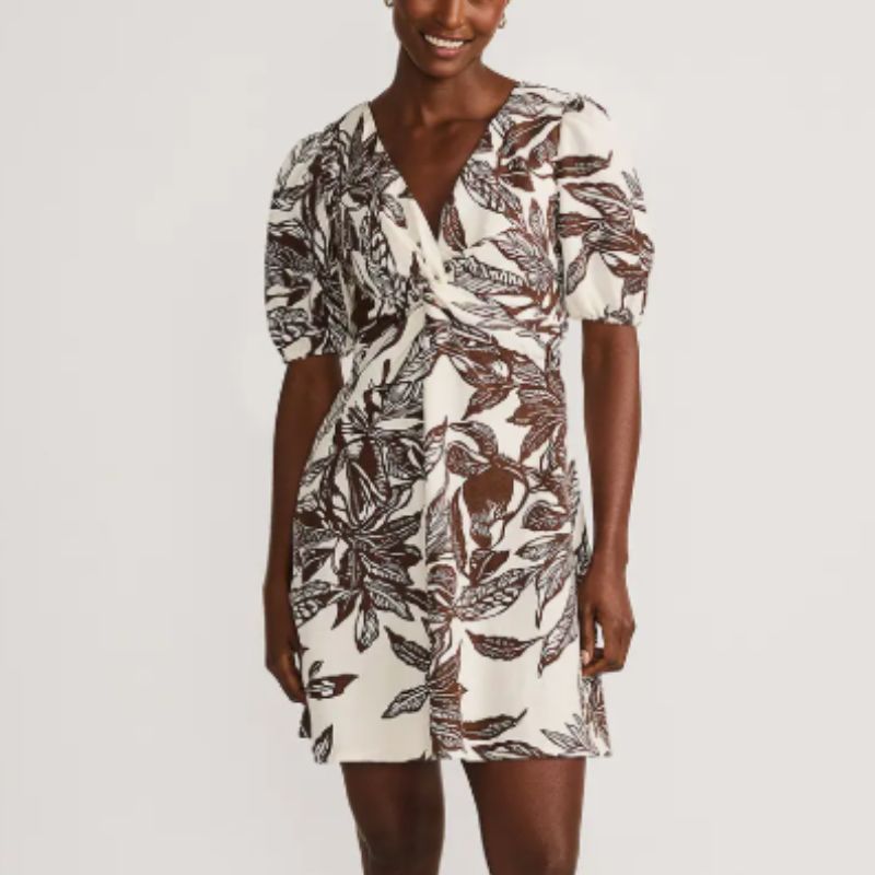 floral mini dress