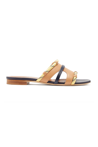 Alexis Rope-Strap Leather Sandals