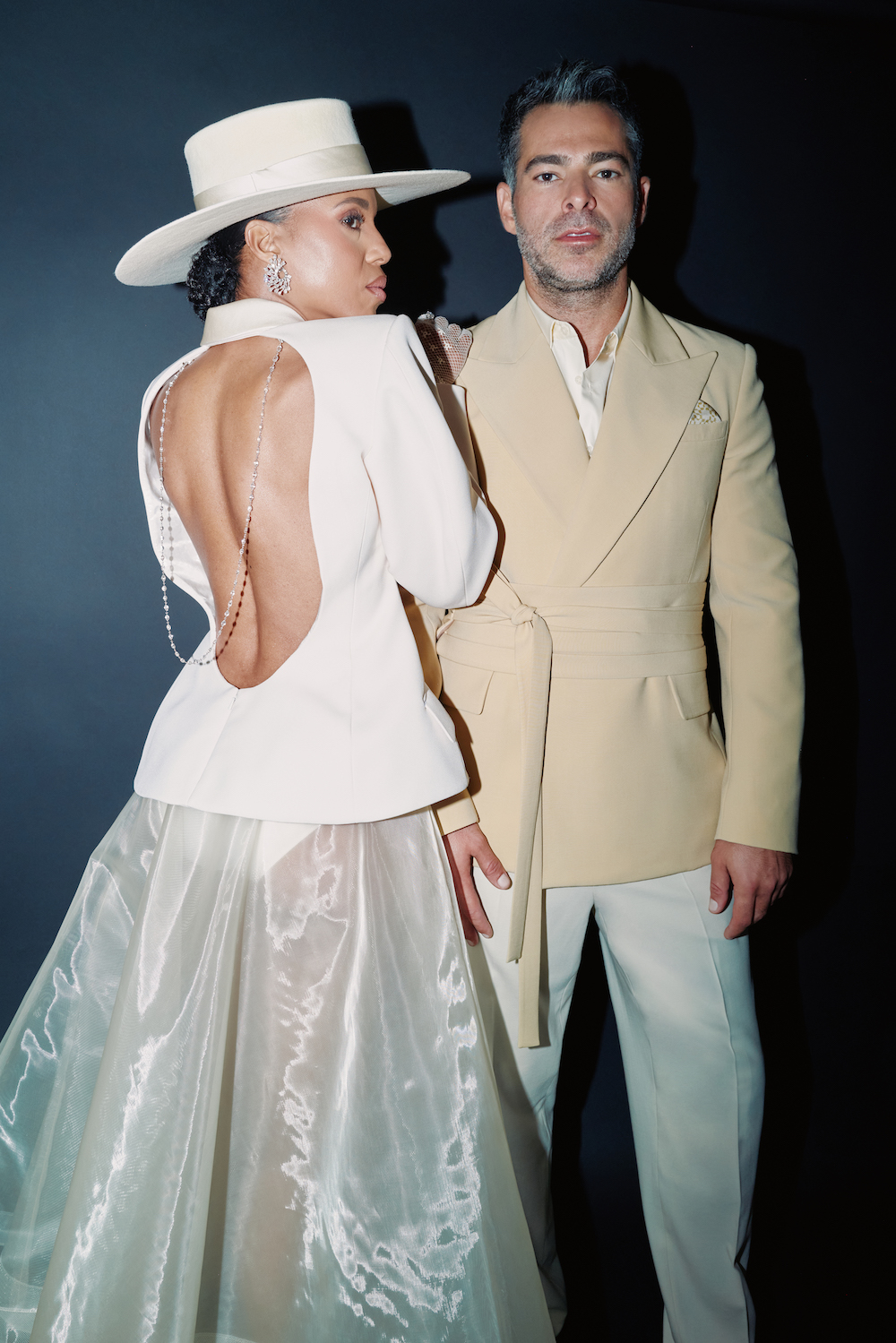 Kerry Washington and Jonathan Simkhai ahead of the 2025 Met Gala