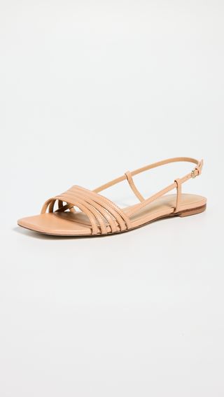 Millie Lattice Flat Sandals