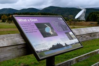 Telescope in Green Bank, West Virginia