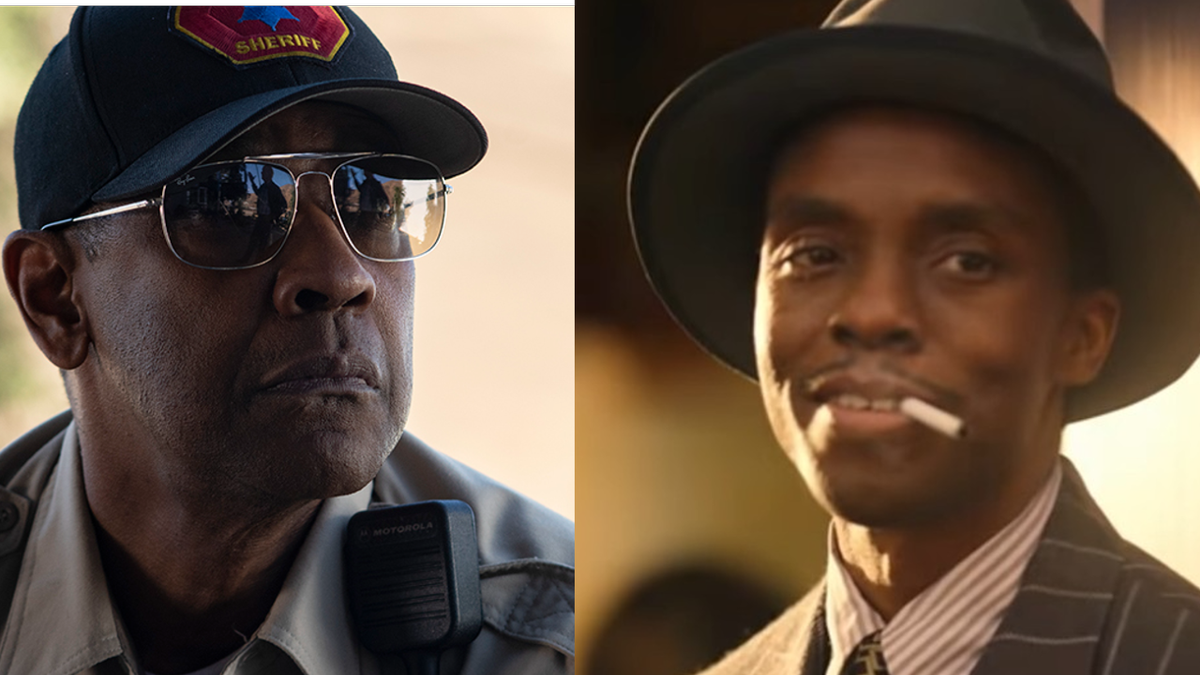 Denzel Washington as Det. Deke Deacon in Warner Bros.&#039; The Little Things and Chadwick Boseman as Levee Green in Netflix&#039;s Ma Rainey&#039;s Black Bottom