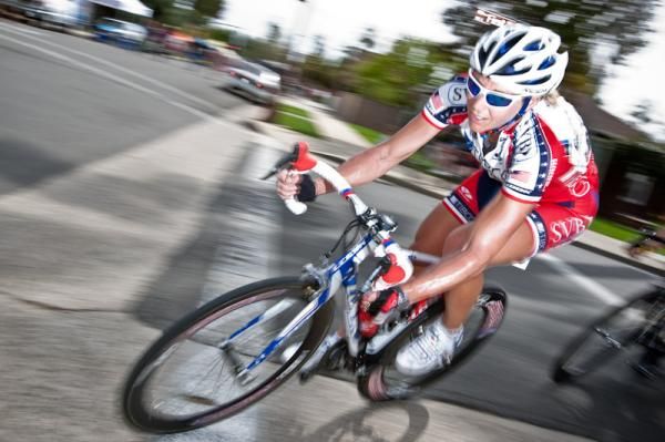 Meredith Miller (TIBCO) taking a strong pull in the break.