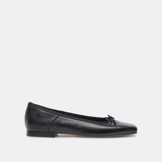 Anisa Ballet Flats Black Leather