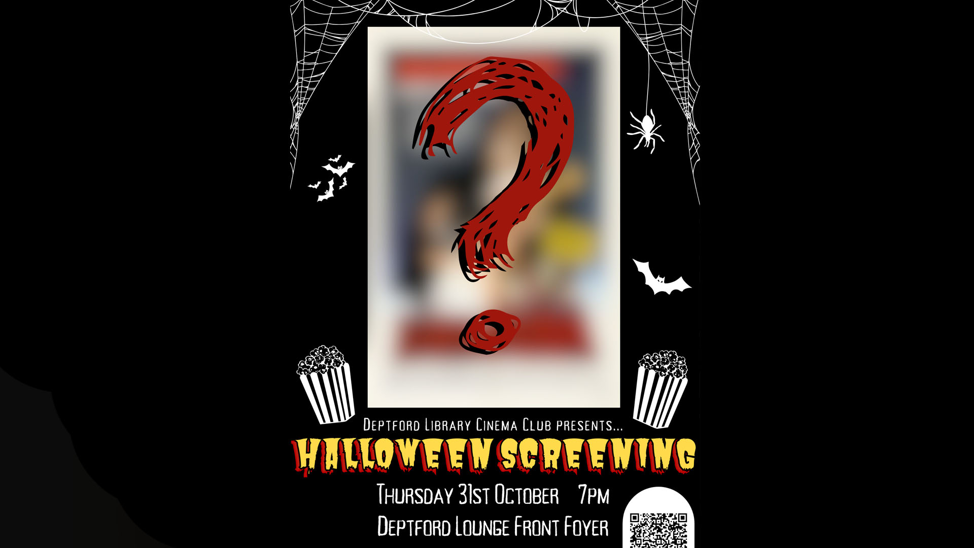 A flyer for a film night.