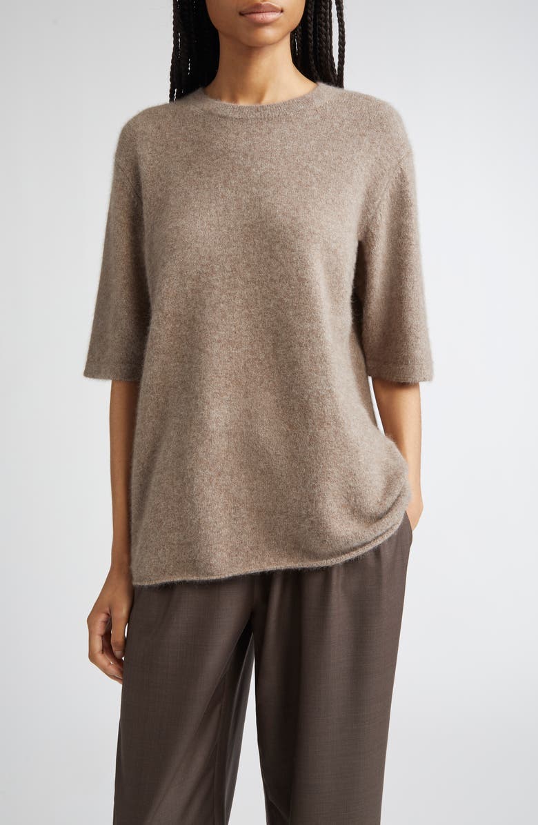 Raven Mercerized Wool &amp;amp; Yak Hair Blend Sweater