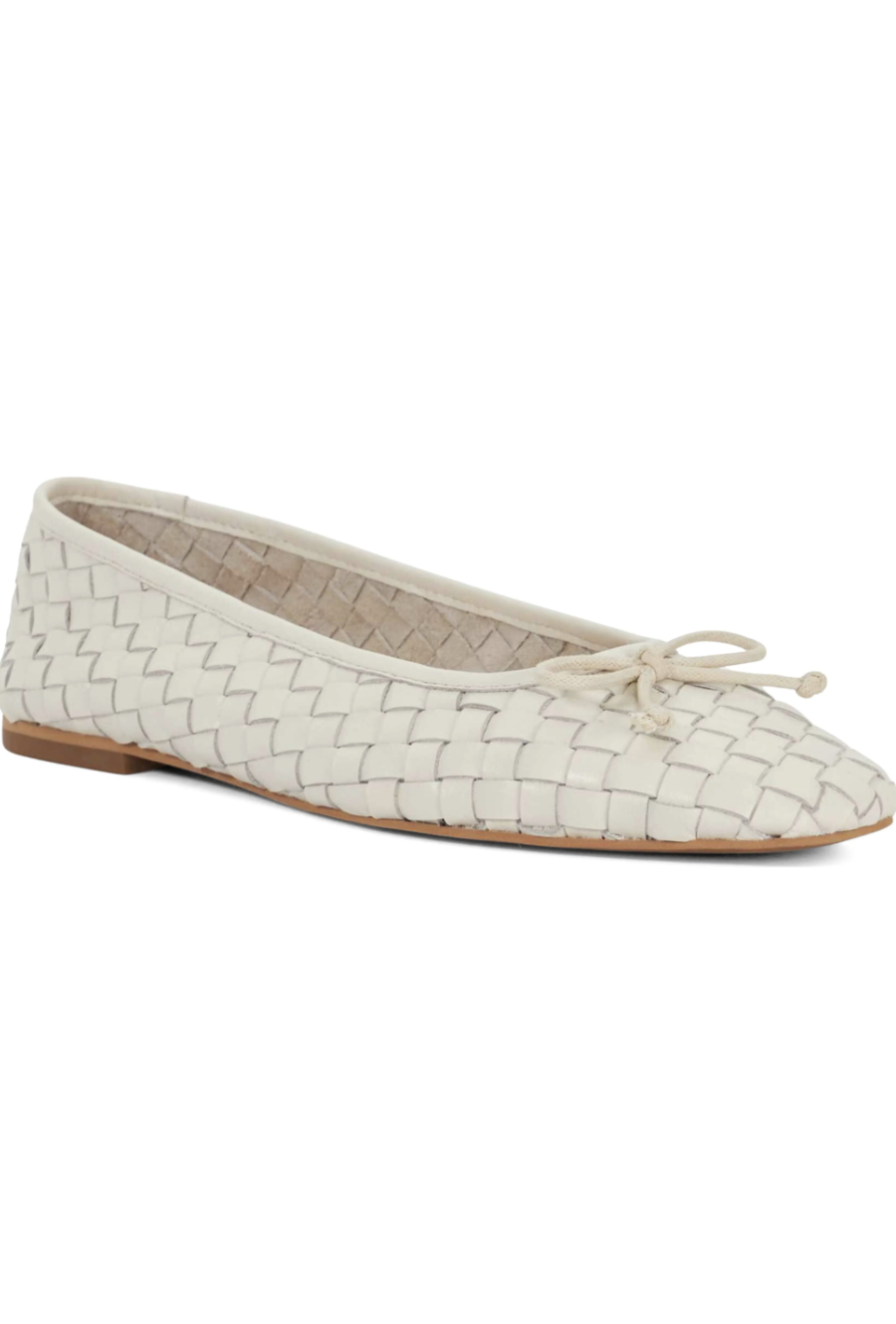 Dune London, Heat Leather Ballet Flat