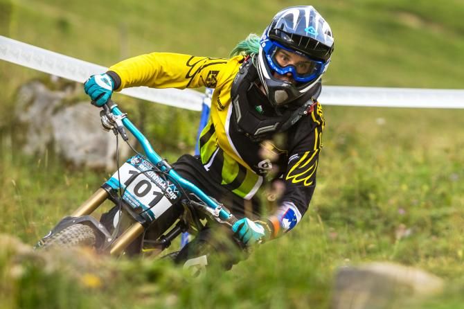 Zara Cernilogar on her way to winning in Wiriehorn
