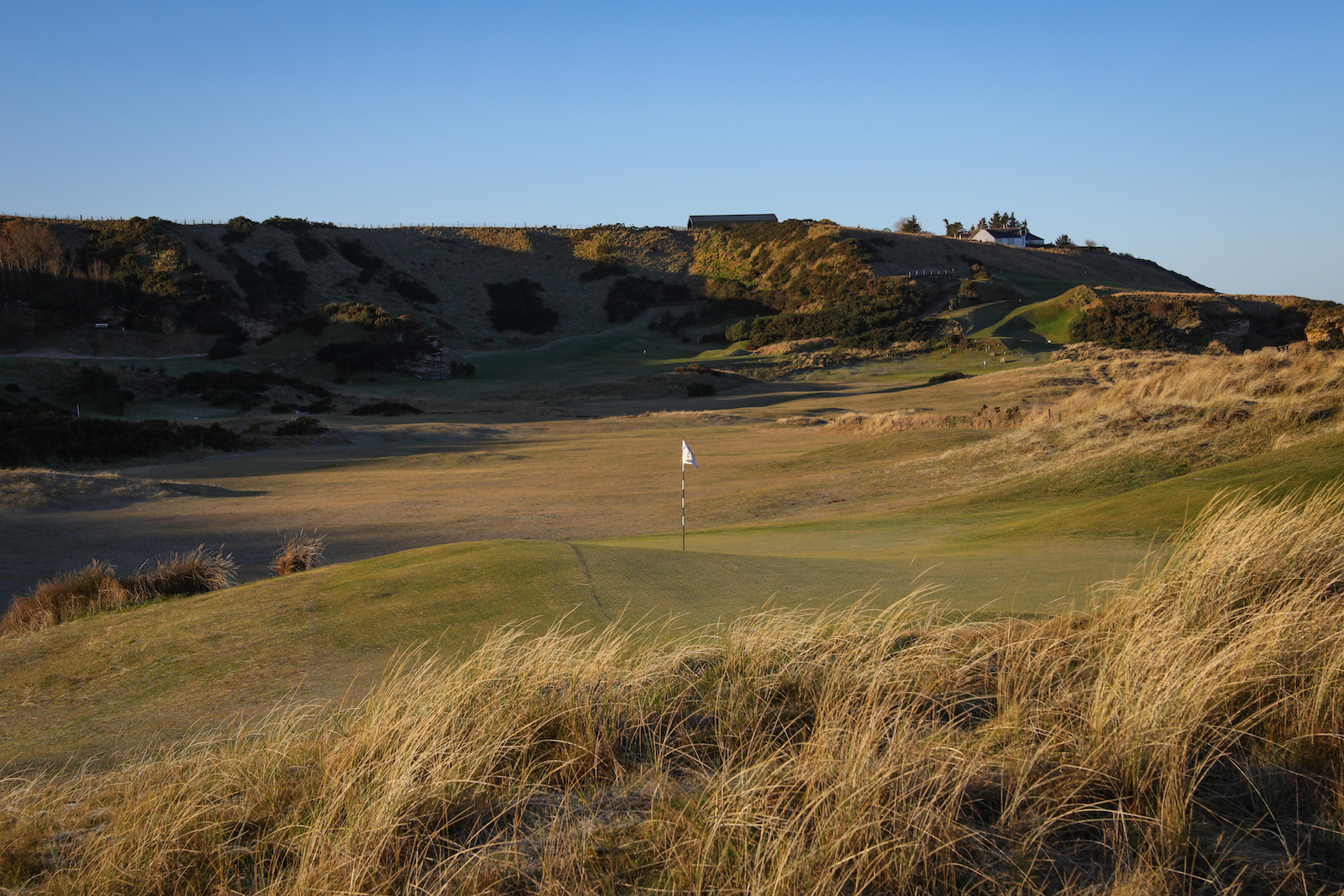 The 4th hole at Covesea Links