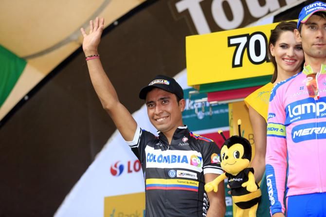 Darwin Atapuma (Colombia) finished second in the Tour of Poland's opening stage