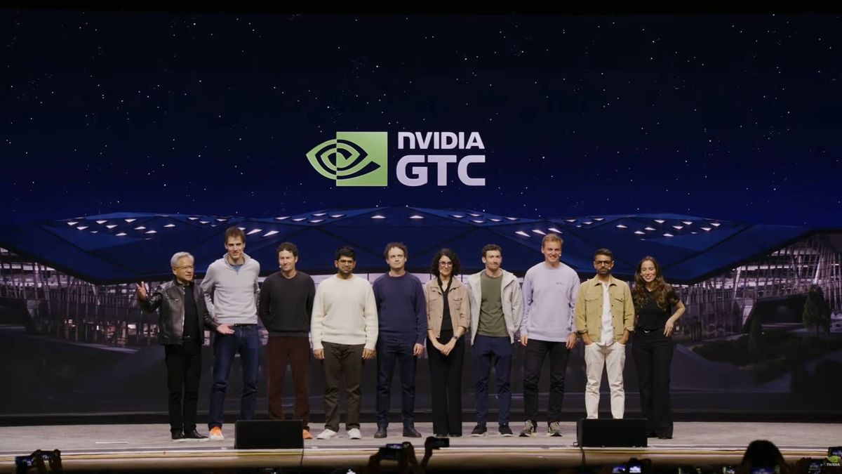 Nvidia CEO Jensen Huang says of AI that 'open is not a thing, it’s proprietary and open', sparking a conversation about bot orchestras