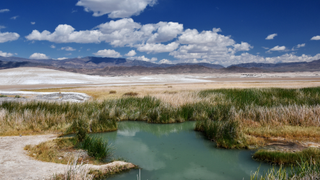 Tecopa hot springs near the Mojave desert