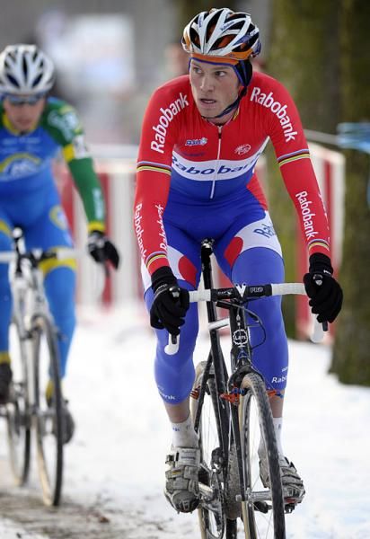 Dutch champion Lars Boom (Rabobank) en route to a 4th place finish.