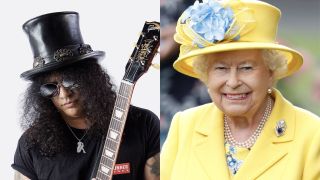 Slash and Queen Elizabeth II