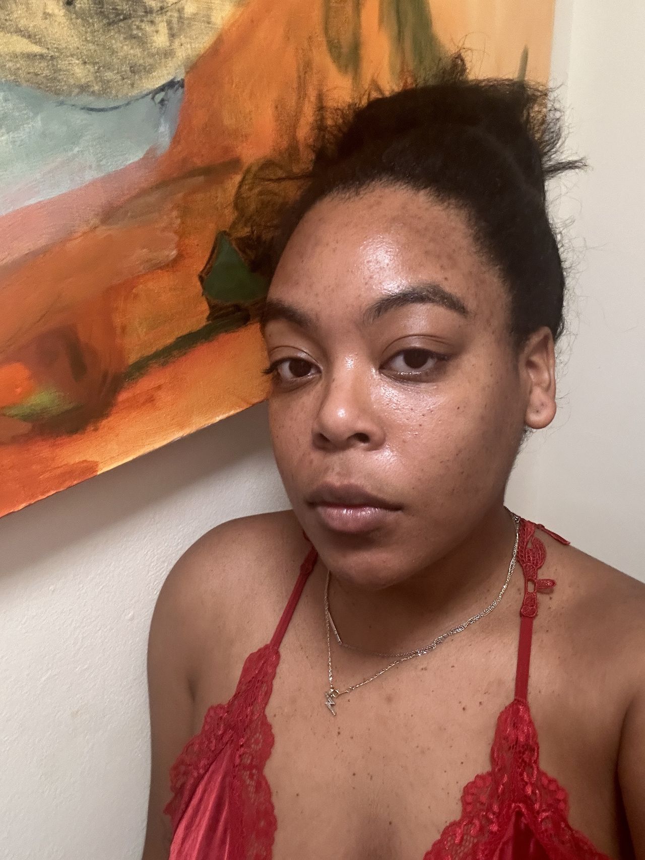 Ariel Baker before testing Korres Greek Yoghurt Foaming Cream Cleanser.