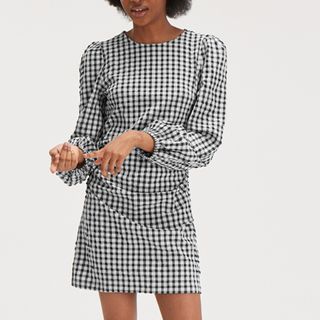 Monki Short Puffy Sleeve Dress