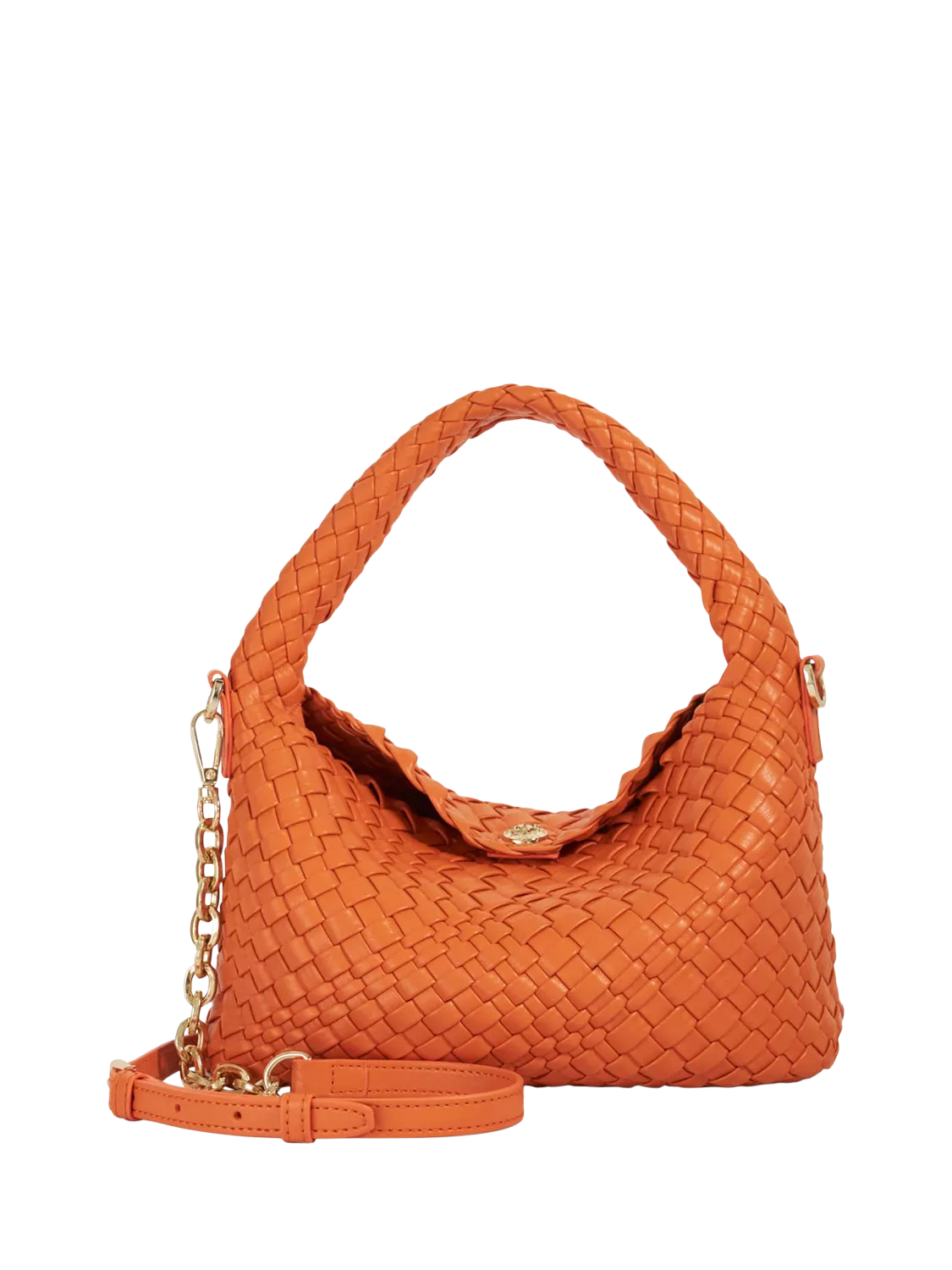 Dune Dinkideliberate Woven Shoulder Bag, Orange Mid