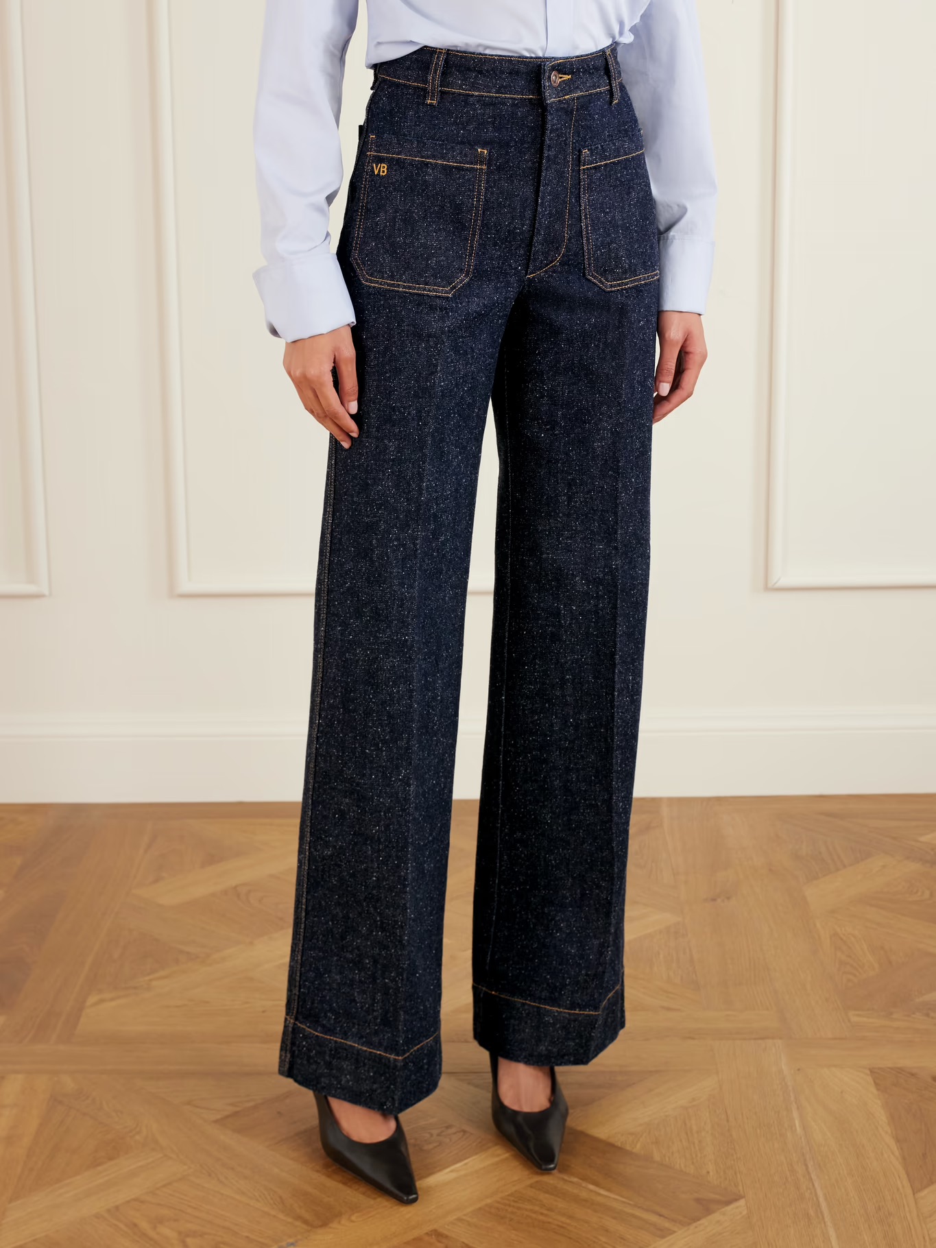 Victoria Beckham, Alina High-Rise Wide-Leg jeans