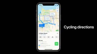 Apple Cycling directions