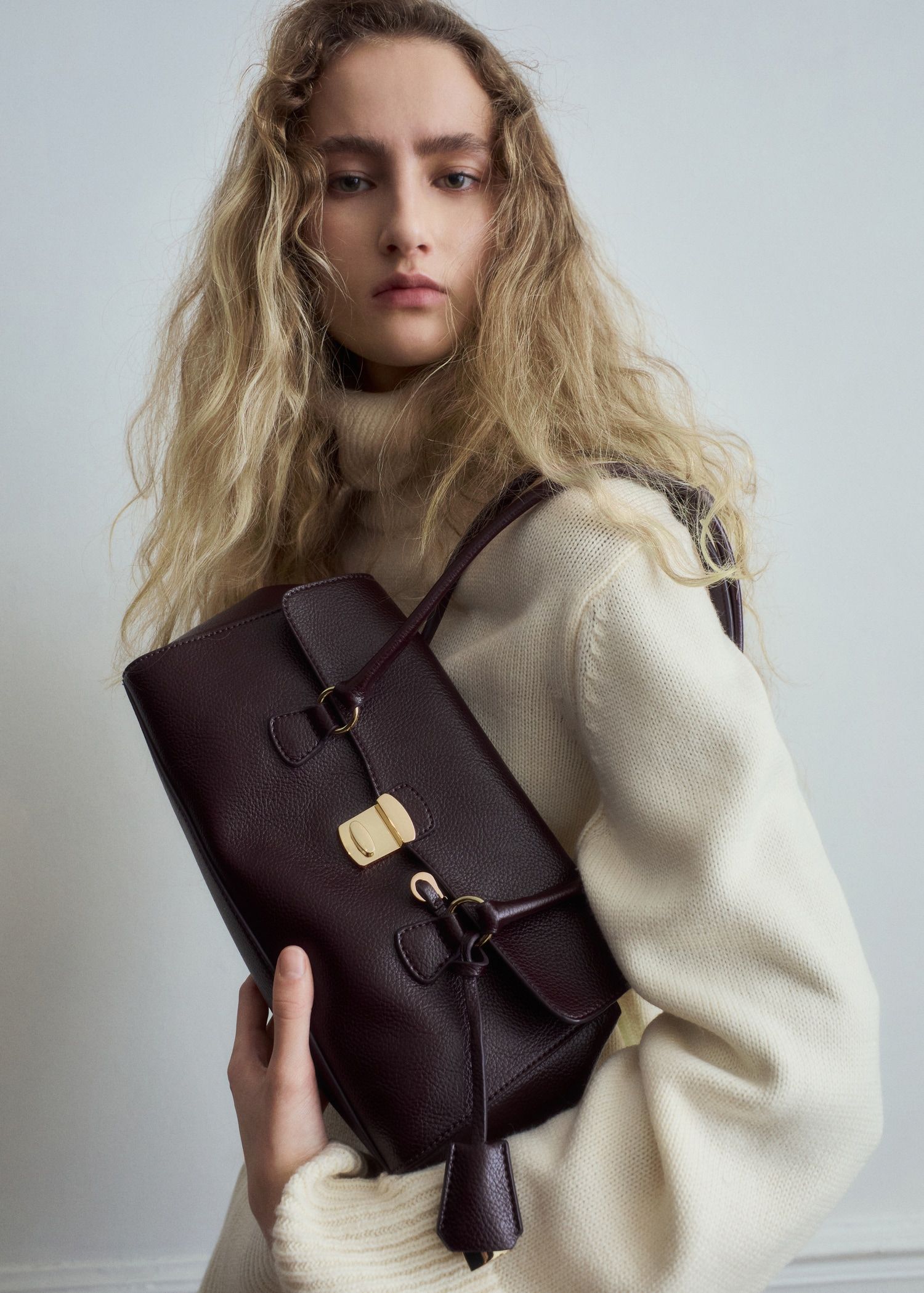 City Shoulder Bag With Flap - Women | Mango Usa