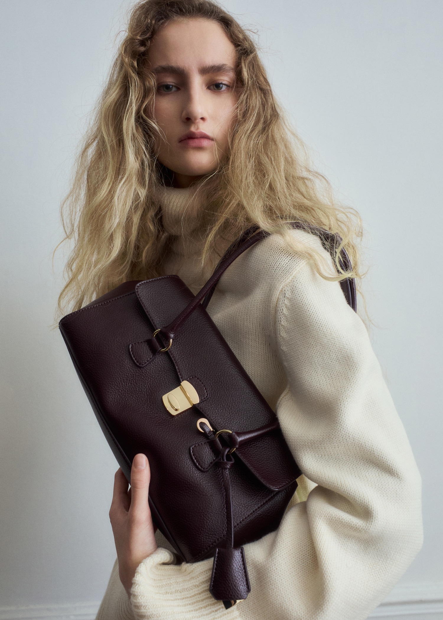 City Shoulder Bag With Flap - Women | Mango Usa