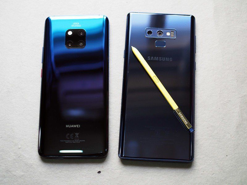 Huawei Mate 20 Pro vs. Samsung Galaxy Note 9