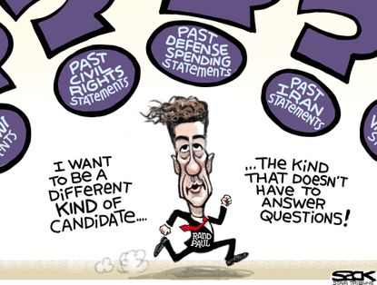 Political cartoon U.S. Rand Paul