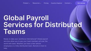 Website screenshot for Remote Payroll