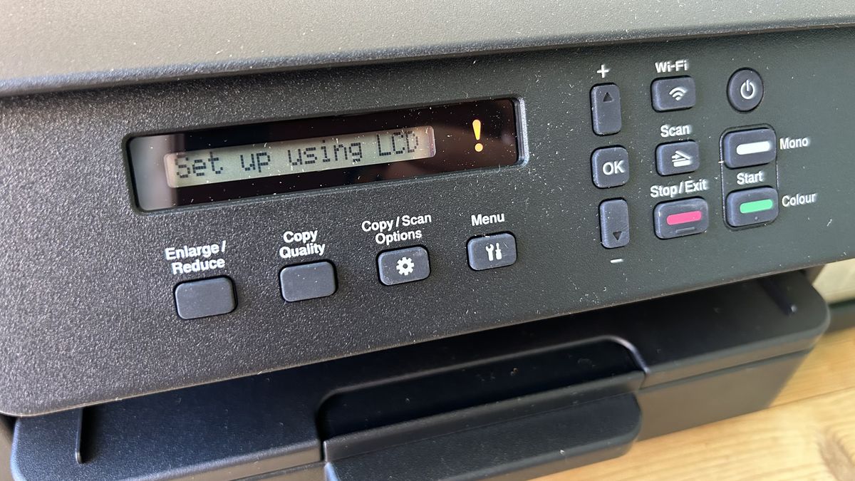 Brother DCP-T580DW during our review